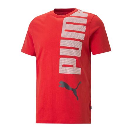 T-shirt Rouge Homme Puma Ess+ 673370-11 - L