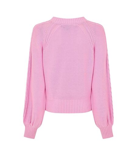 Pull Femme Rose Chewing-gum French Connection
