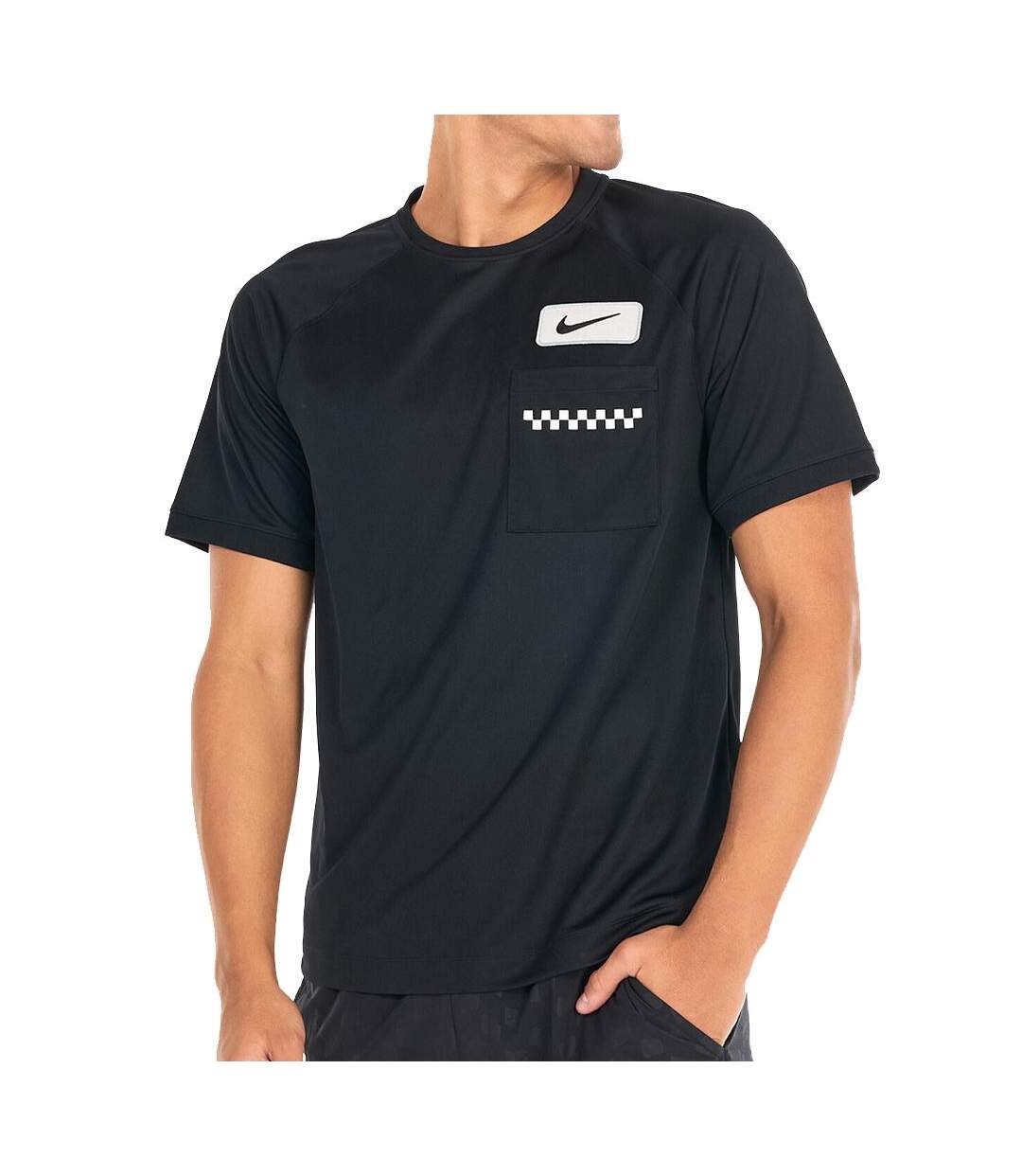 T-shirt Noir Homme Nike Wild - M-1