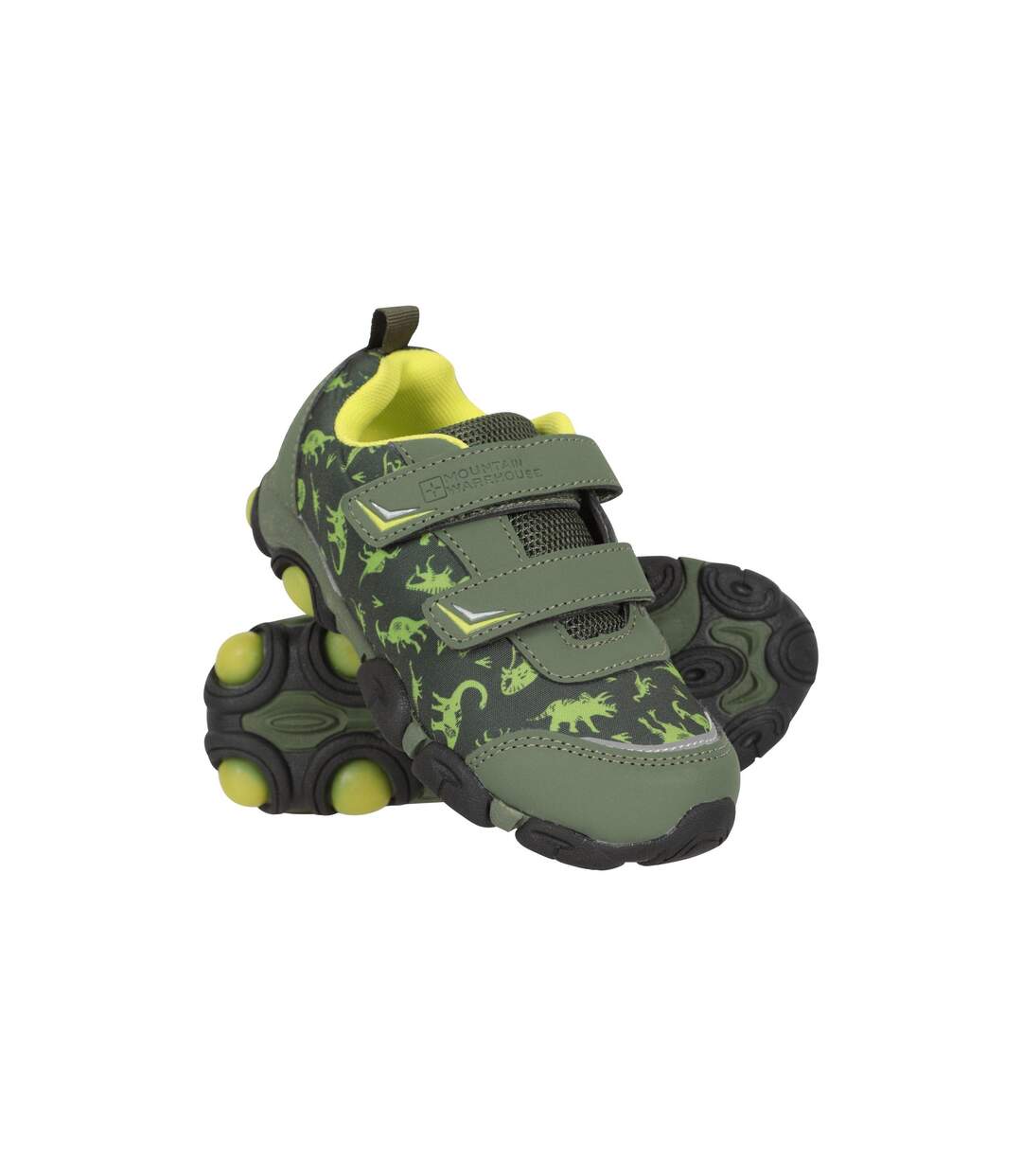 Baskets zap enfant vert kaki Mountain Warehouse-1