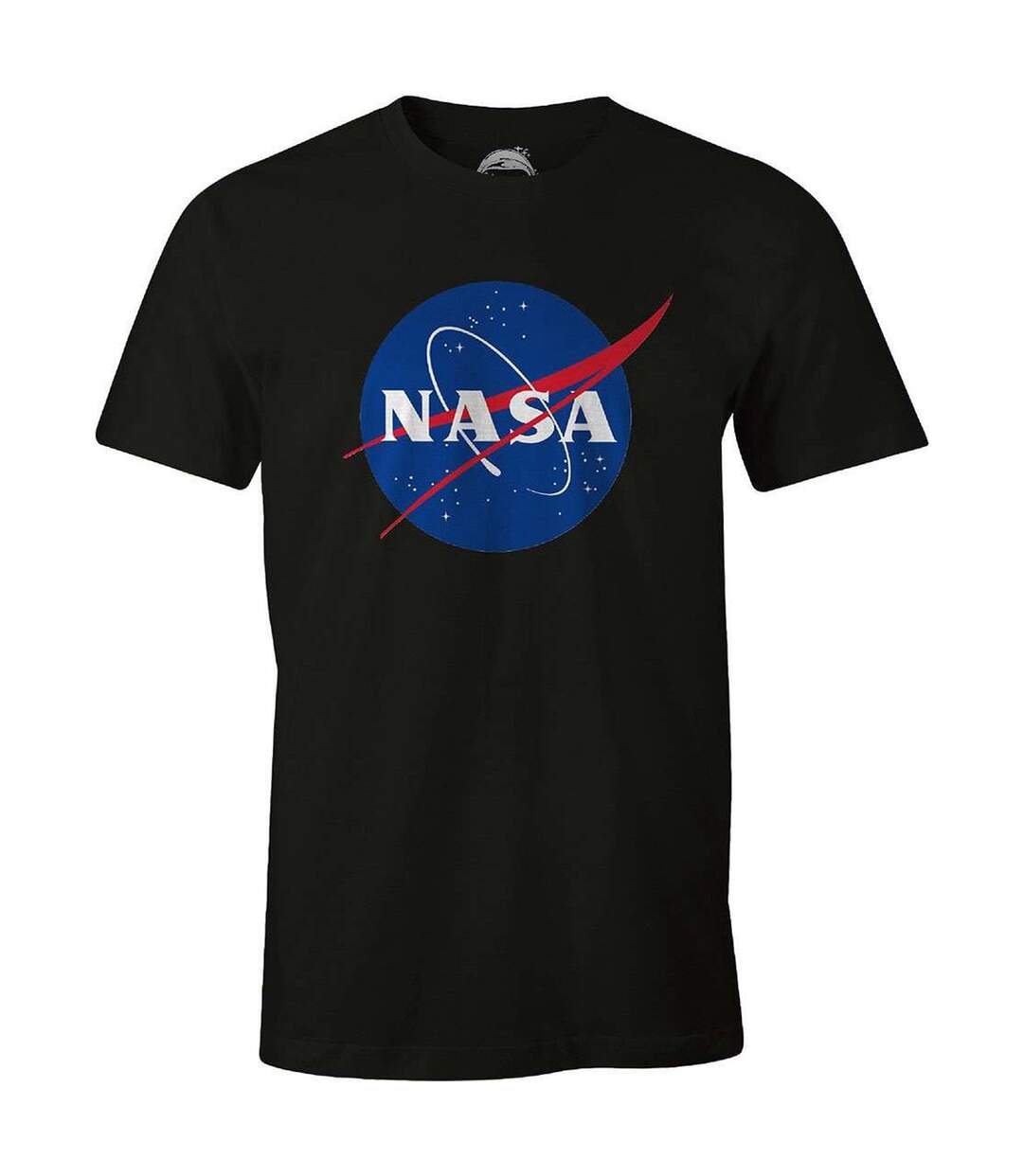 T-shirt Motif/style Logo Homme Noir NASA-2