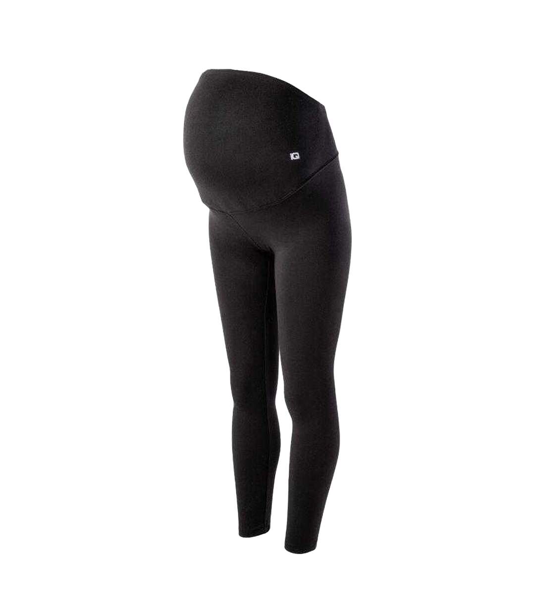 Womens/ladies Macara Maternity Leggings Black IQ-1