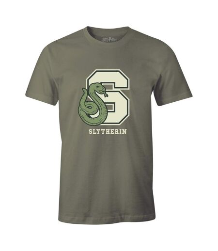 T-shirt Slytherin Homme Vert Kaki Harry Potter