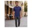 CHALLENGER REMY2 : Polo en jersey de coton bleu outremer fluide et confortable-5