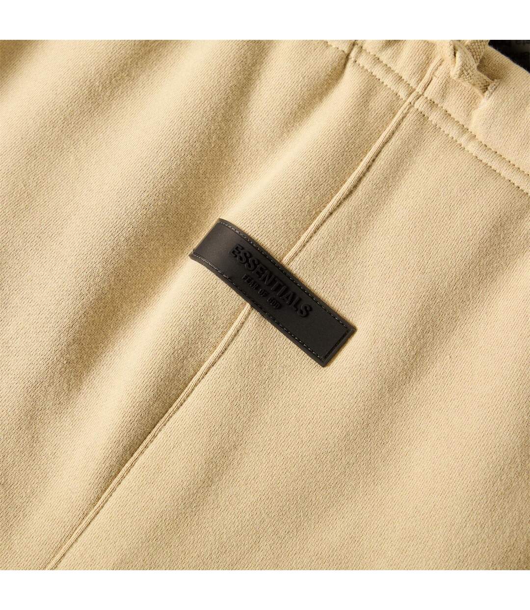 Mens Plain Slim Jogging Bottoms Sand Fear Of God Essentials-3