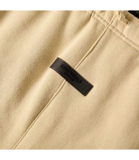Mens Plain Slim Jogging Bottoms Sand Fear Of God Essentials