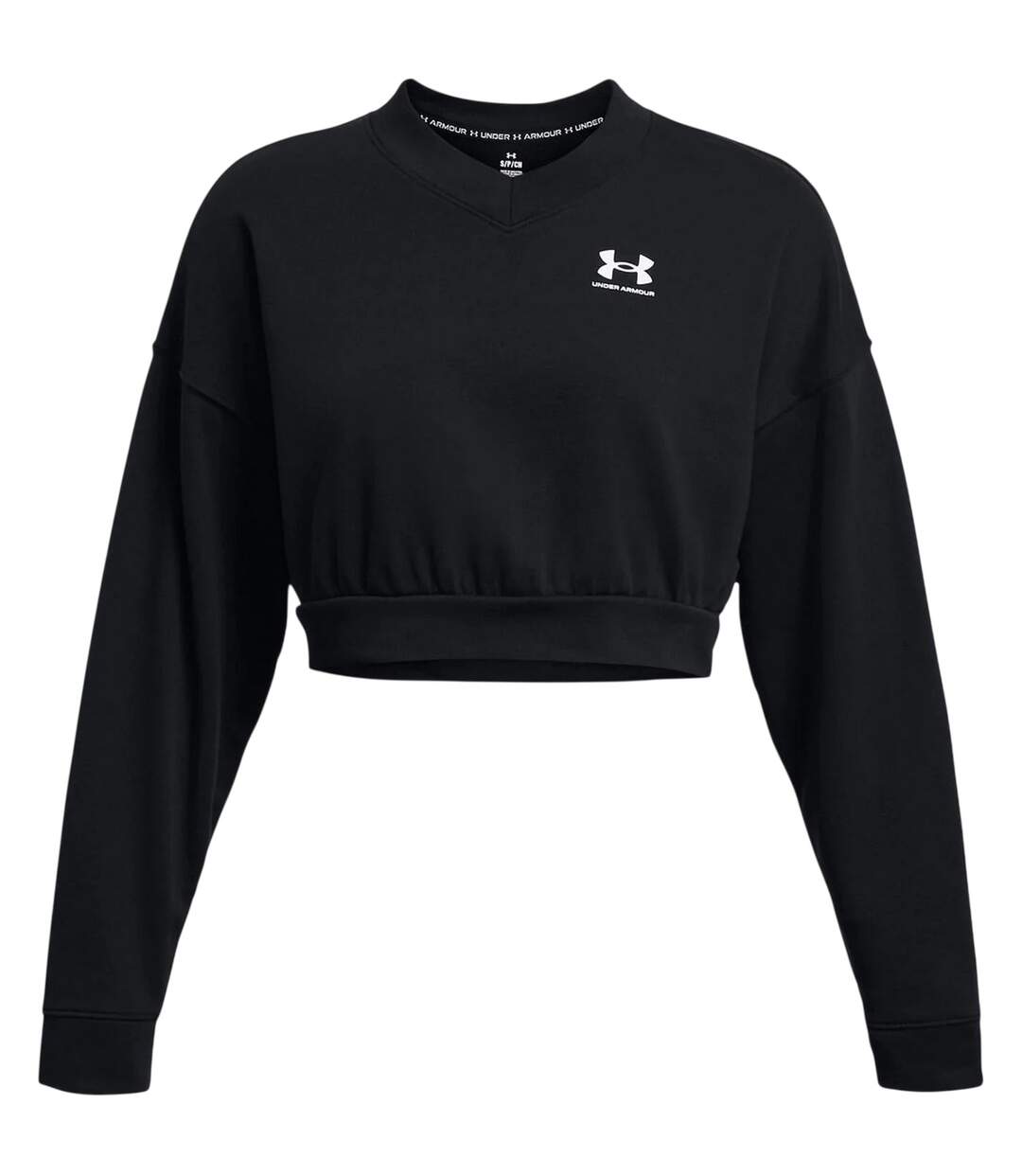 Sweat Court Rival Femme Noir Under Armour-1
