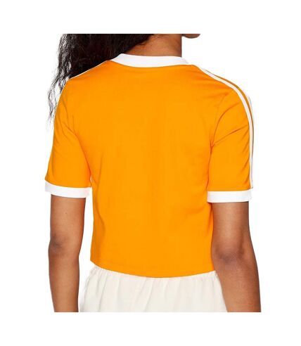 T-shirt Orange Femme Adidas Cropped