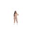 Womens/ladies Ruched Cycling Shorts Mocha Missy Empire-1