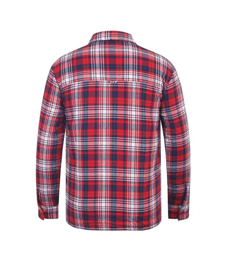 Chemise Manches Longues Homme Rouge Gelert
