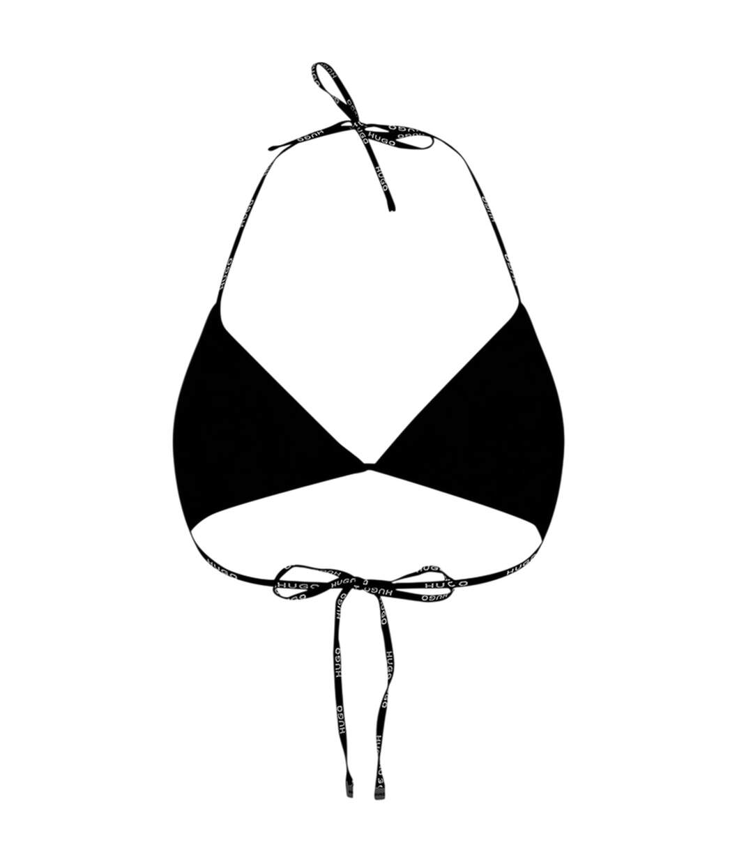 Haut De Maillot De Bain Motif/style Triangle Pure Femme Noir Hugo Boss-3