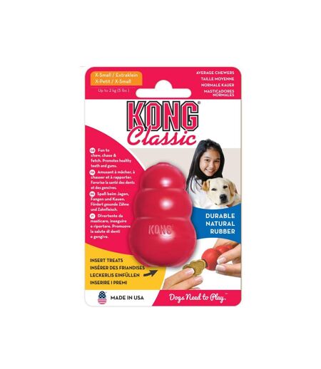 Classic dog chew toy xs red KONG