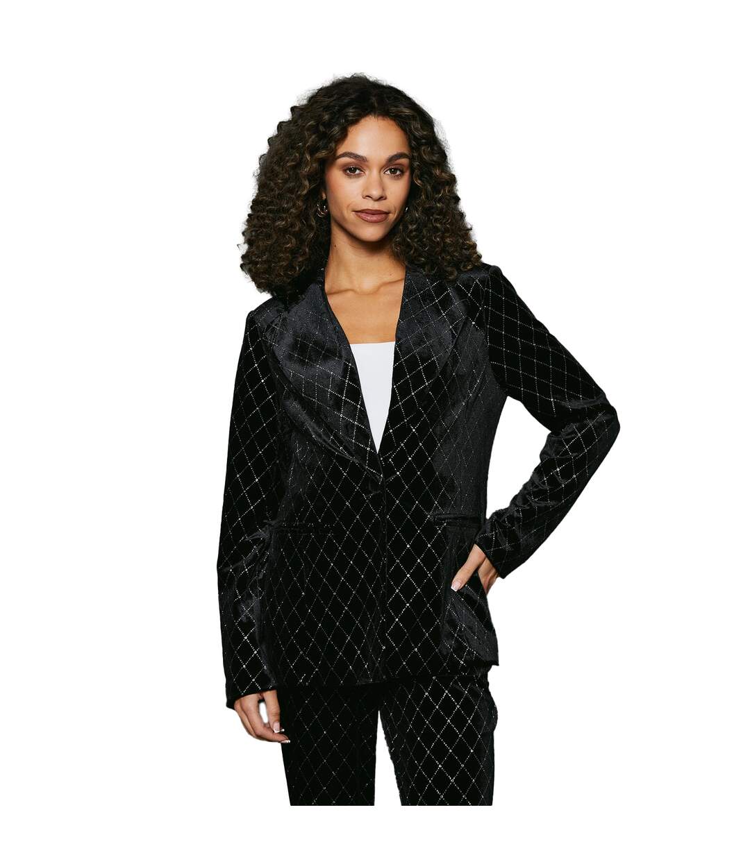 Blazer femme noir Principles-1