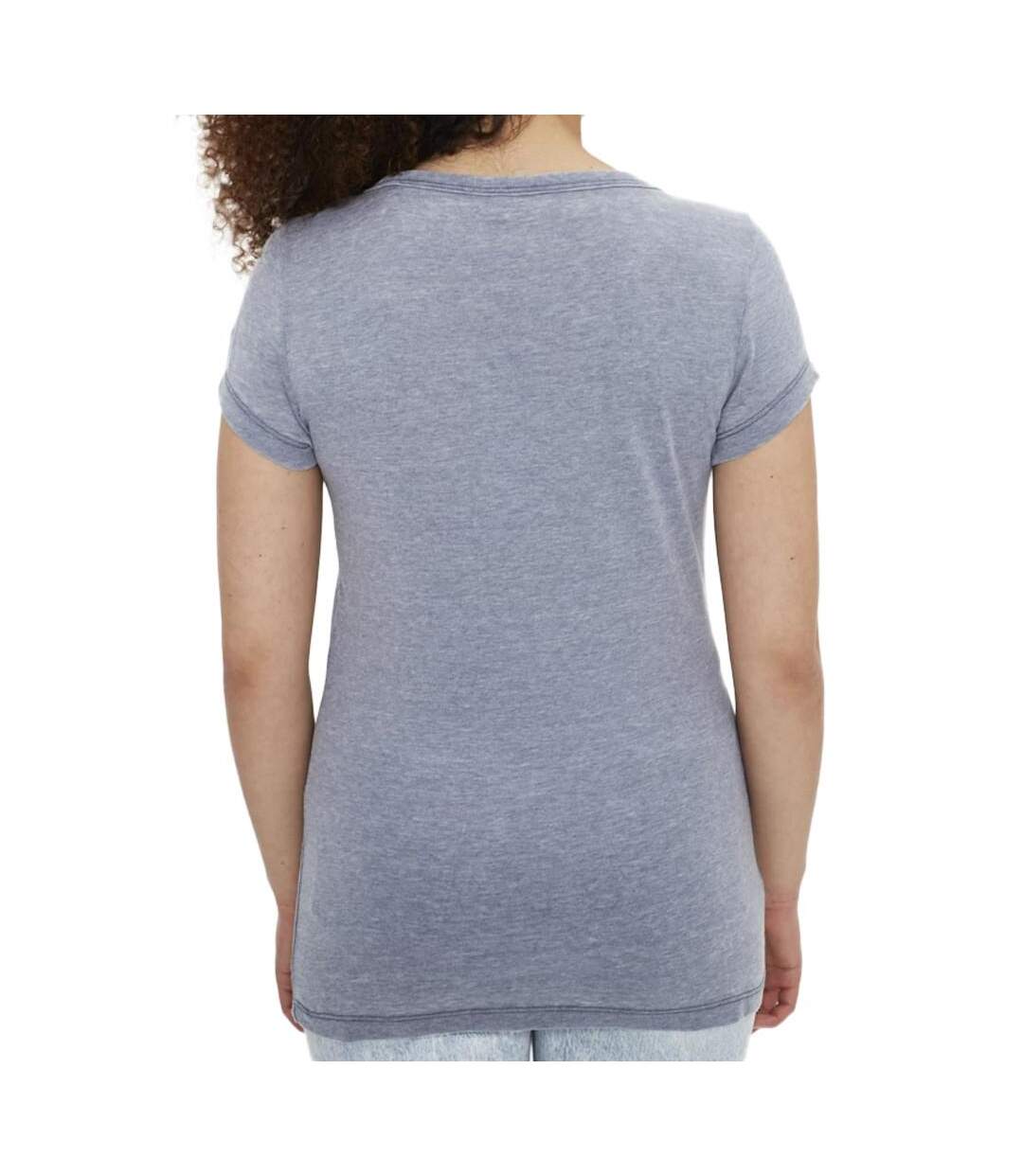 T-shirt Bleu Femme Only Wrongly - S-2