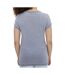 T-shirt Bleu Femme Only Wrongly - S