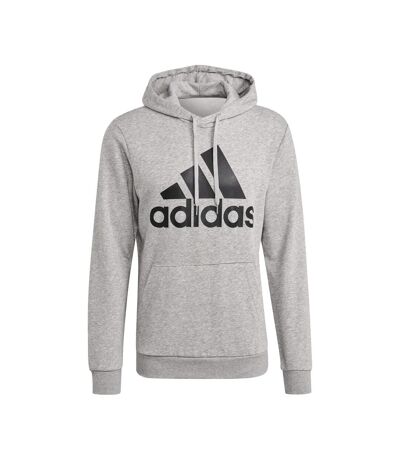 Mens Essentials Big Logo Hoodie Grey Adidas