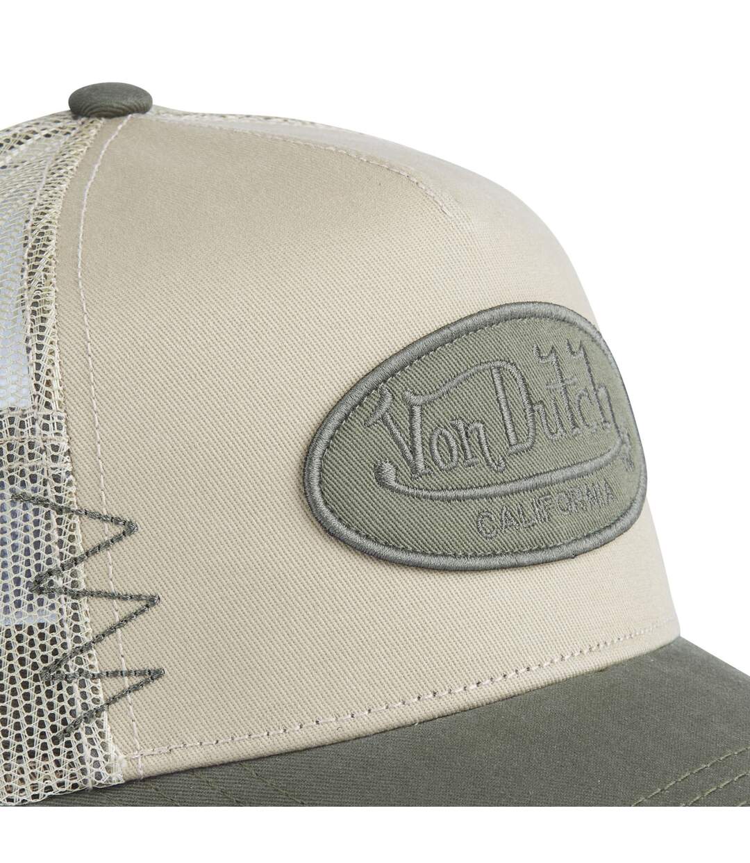 Casquette trucker avec filet effet usé et patch brodé Used Vondutch-3