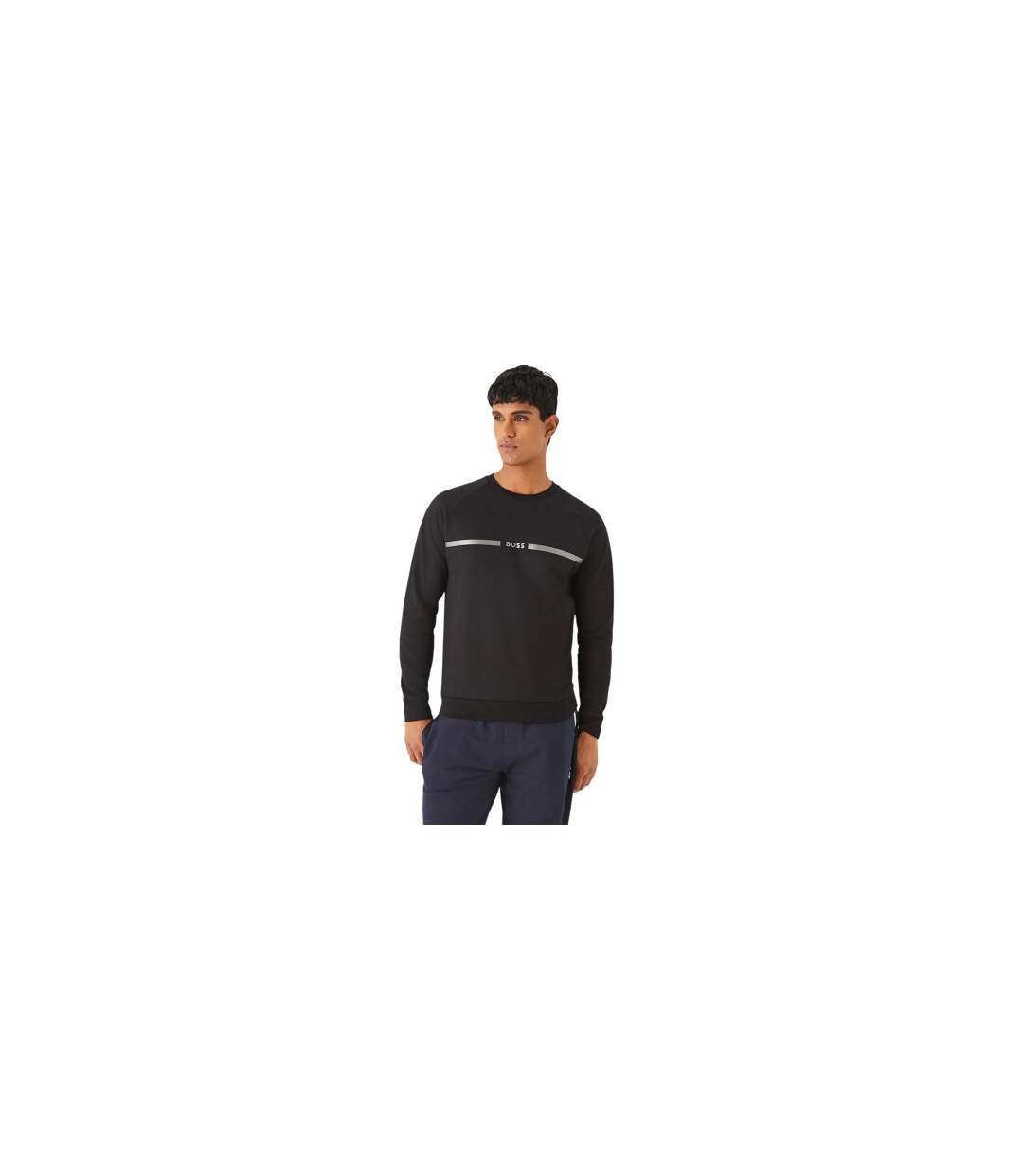 Sweat Motif/style Logo Homme Noir Boss-1