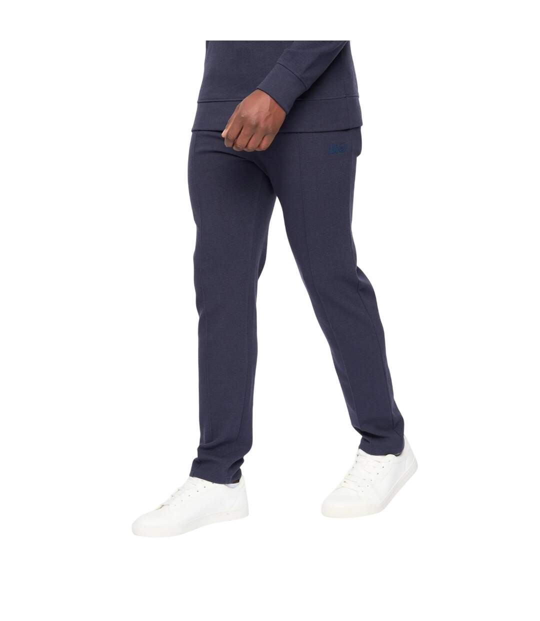 Mens hannings jogging bottoms dark navy Duck and Cover-3
