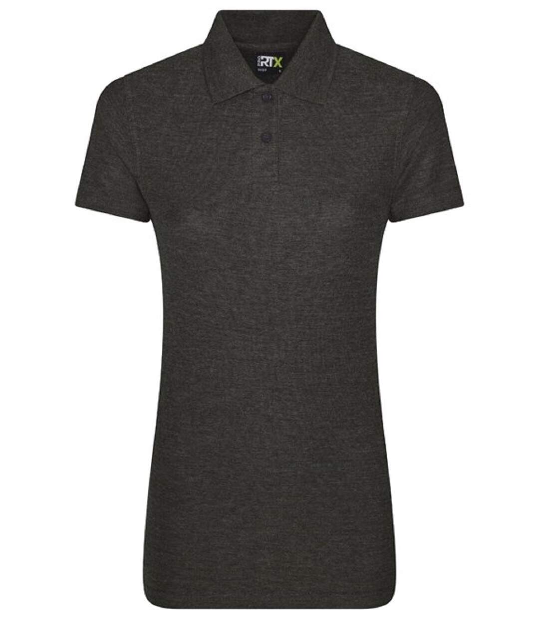 Polo Pro manches courtes - Femme - Du XS au 4XL - RX01F - gris charcoal