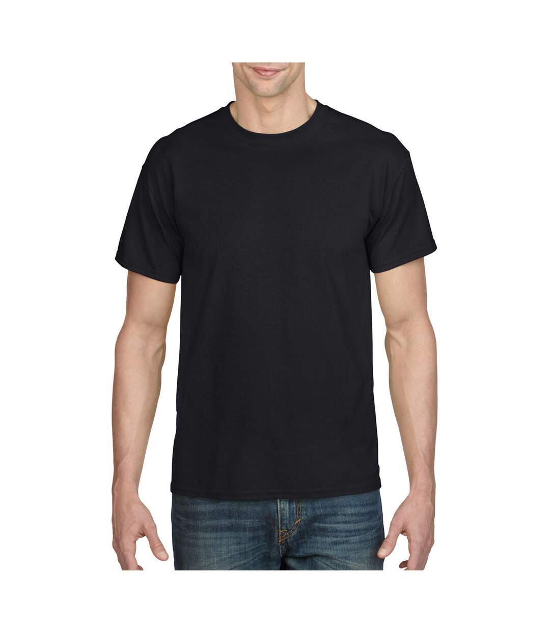 Dryblend T-shirt De Sport Homme Noir Gildan-1