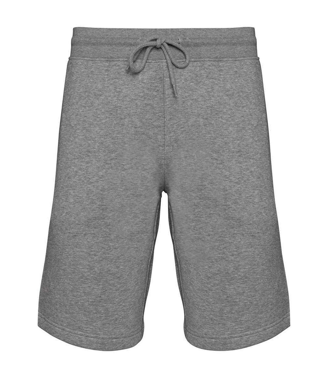 Short de jogging homme gris clair chiné Native Spirit-1