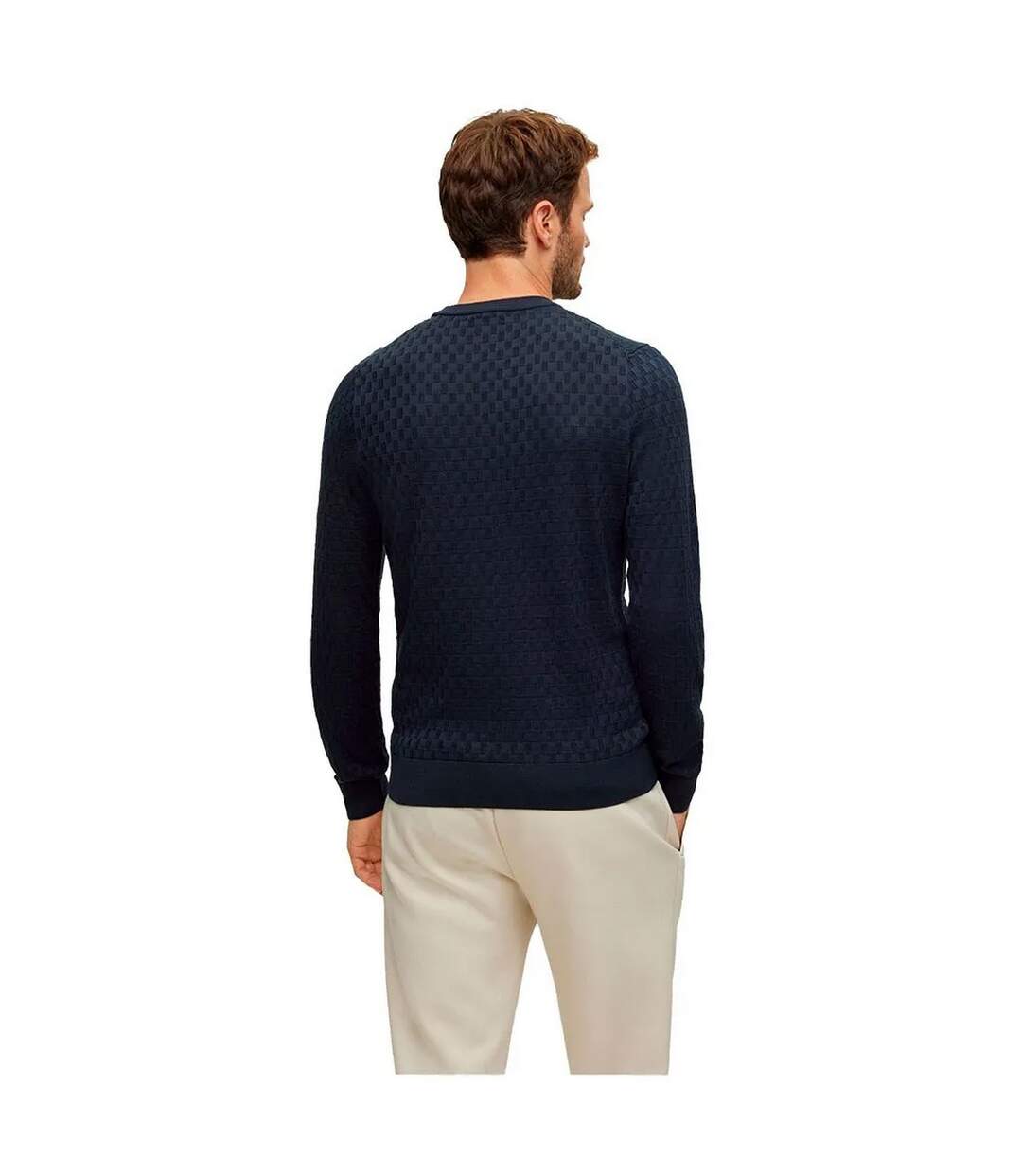 Mens T-lenny Sweatshirt Dark Blue Boss-2