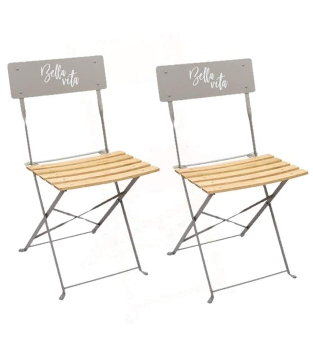 Lot de 2 Chaises pliantes Bella Vita-1