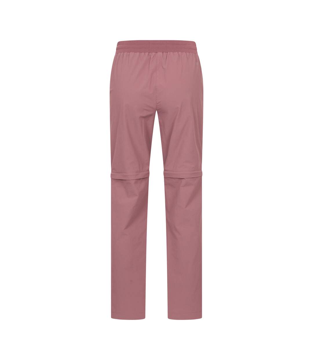 Womens/ladies Explorer Zip-off Hiking Trousers Dark Pink Mountain Warehouse-2