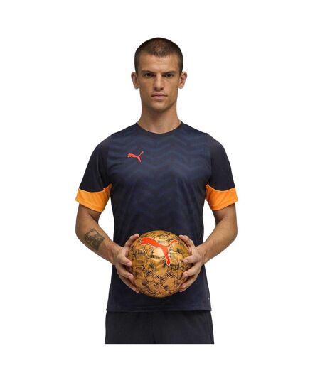 Mens Individualcup Football Jersey Black Blue Puma