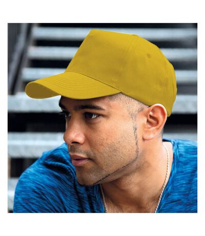 Houston Casquette Adulte Unisexe Jaune Result