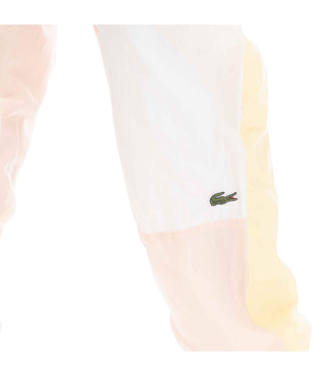 Pantalon De Jogging Motif/style Blocs De Couleurs Femme Blanc Lacoste-4