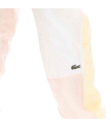 Pantalon De Jogging Motif/style Blocs De Couleurs Femme Blanc Lacoste