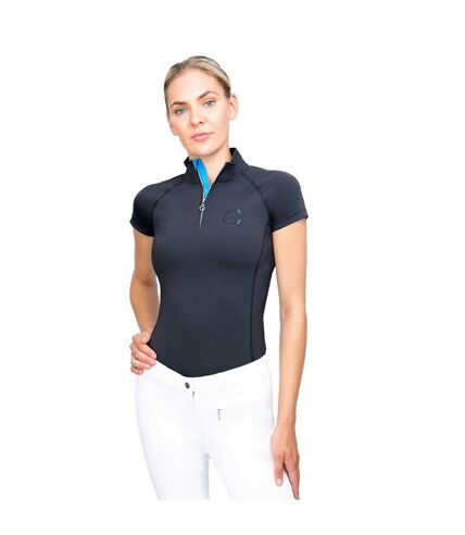 Coldstream Womens/Ladies Midlem Short-Sleeved Base Layer Top (Black)