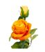 Tige Rose Artificielle Dégradé Beky 46cm Orange-2