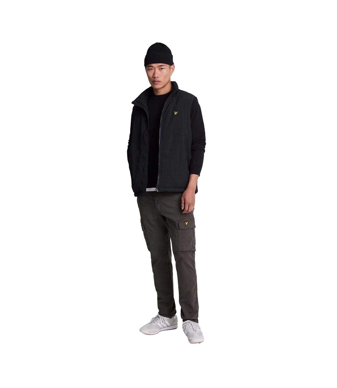 Pantalon À Poches Motif/style Logo Brodé Homme Vert Lyle & Scott-1