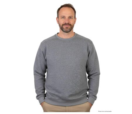 Sweat uni ras cou E213