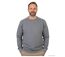 Sweat uni ras cou E213-2