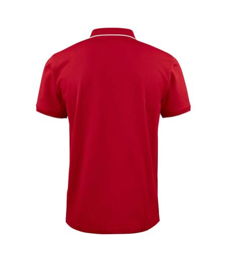 James Harvest Mens Greenville Regular Polo Shirt (Red) - UTUB262