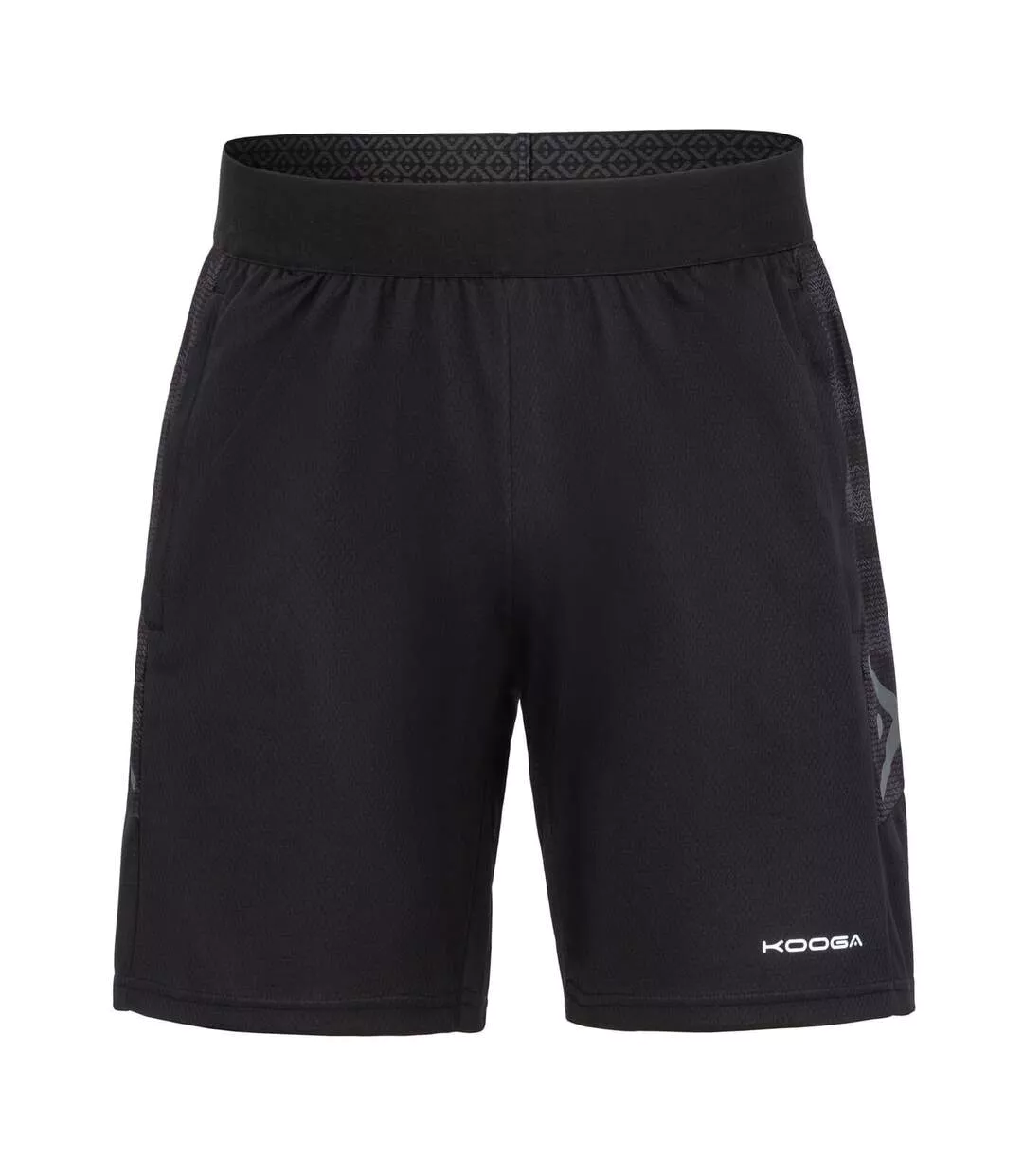 Mens Vortec Shorts Black Camo KooGa-1