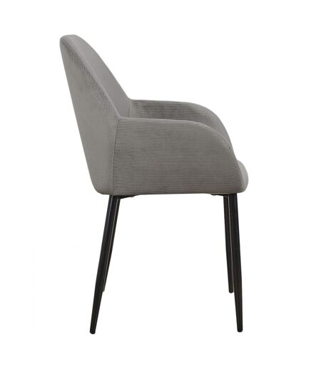 2 Fauteuils de table design velours Giulia