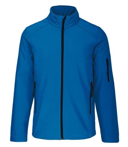 Veste softshell 3 couches - Homme - K401 - bleu aqua