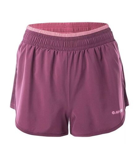 Short Laria Femme Amarante Mauve Rosé Hi-Tec