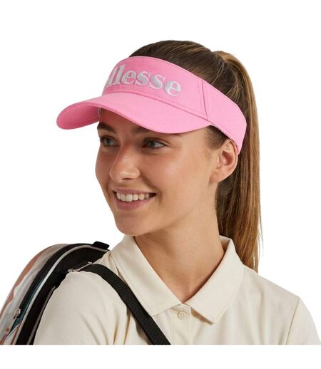 Womens/ladies Netti Lettering Logo Visor Pink Ellesse