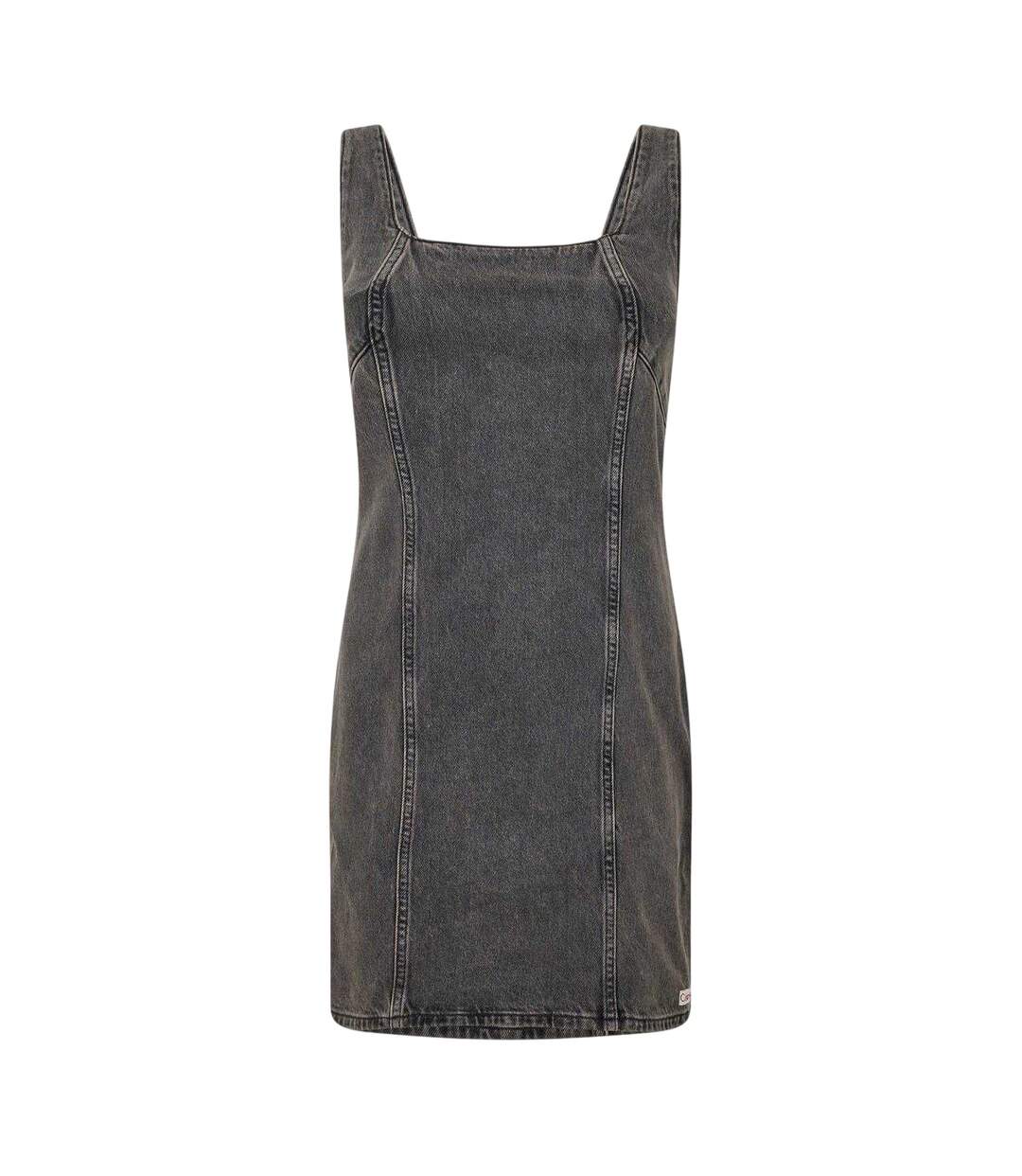 Robe Courte Sans Manches Femme Gris Calvin Klein-2