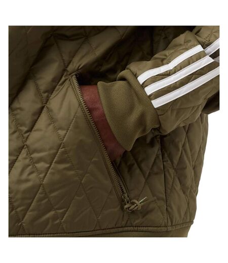 Veste Verte Homme Adidas Quilted - L