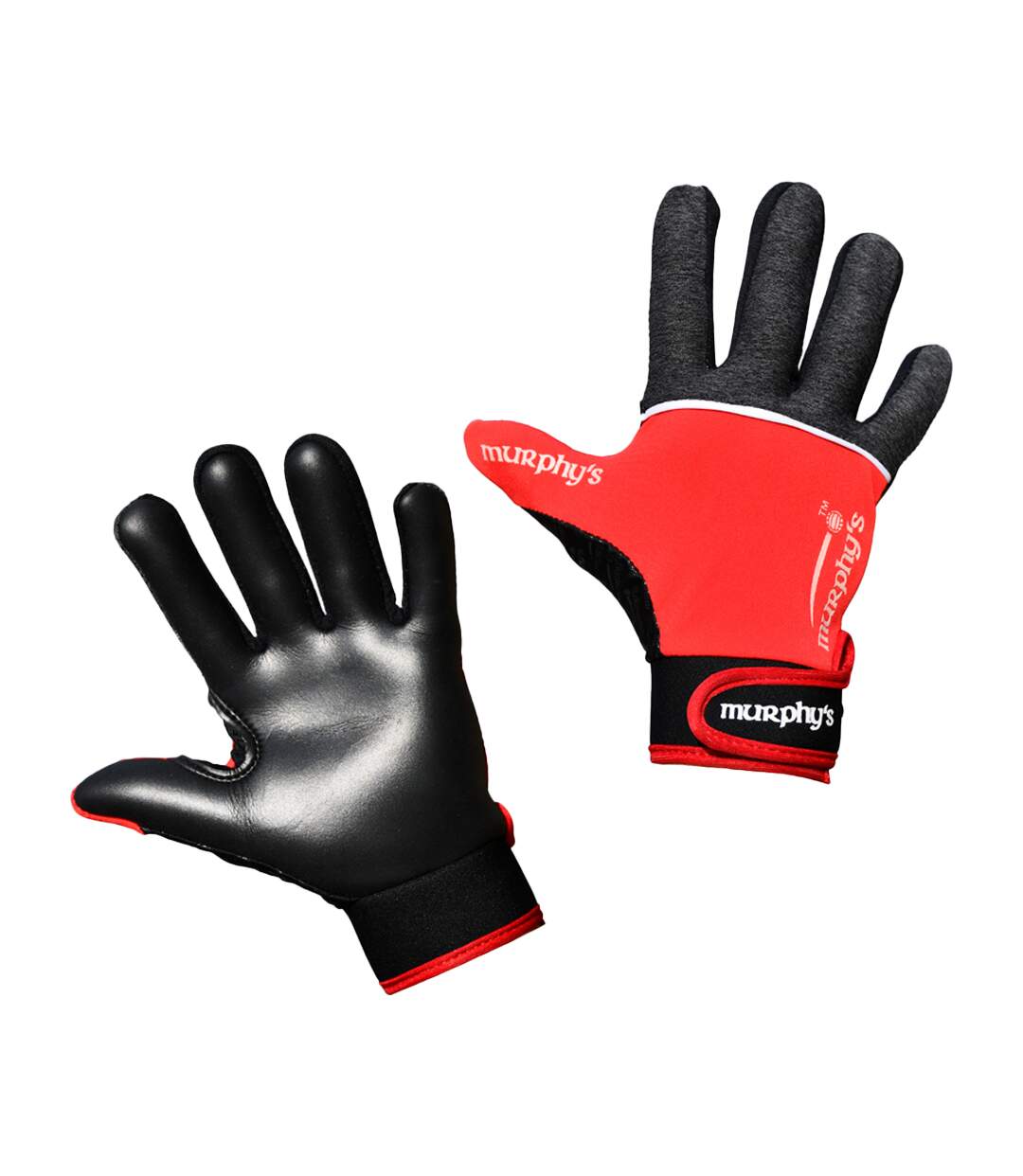 Gants Gaéliques V2 Gris Rouge Blanc Murphys-3