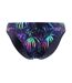 Mens Beachstar Tropical Leaves Briefs Navy Blue Speedo-1