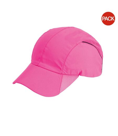 Spiro Impact Sports Cap (Pack of 2) (Fluorescent Pink) - UTBC4248