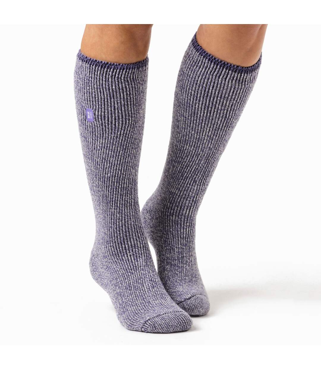 Ladies Outdoor Knee High Thermal Merino Wool Socks for Winter-4